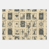  Look Sepia Tarot Kaart Inpakpapier Vel (Voorkant 3)