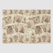  look Sepia Tarot Kaarten Tissuepapier (Voorkant)