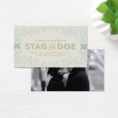  look Stag en Doe Event Ticket Visitekaartjes (Bureau)