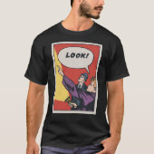 LOOK! The Thing in the Sky • Golden Era Comic Art T-shirt (Voorkant)
