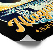  look totale zonsverduistering Niagara Herfsten Poster (Hoek)