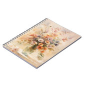  look waterverf in glazen vaas notitieboek (Linkerzijde)