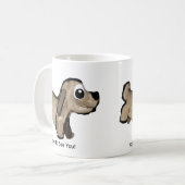 Look Who Comes Running Koffiemok (Voorkant links)