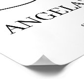 look who's 50 years old birthday photo collage poster (Hoek)