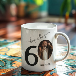 'Look Who's 60' Stijlvolle 60e verjaardag Koffiemok