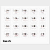 Look Who's Graduated Photo Frame Graduation  Vierkante Sticker (Vel)