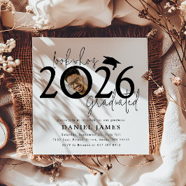 Look who's Graduated Photo Graduation Party Kaart