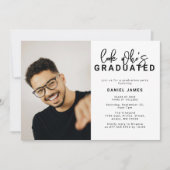 Look who's Graduated Photo Graduation Party Kaart (Voorkant)