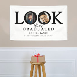 Look Who's Graduated Photo Graduation Party Spandoek