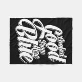 Looked Good From Here Blue Funny Softll _1  Fleece Deken (Voorkant (Horizontaal))