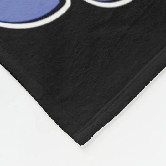 Looked Good From Here Blue Funny Softll _2  Fleece Deken (Hoek)