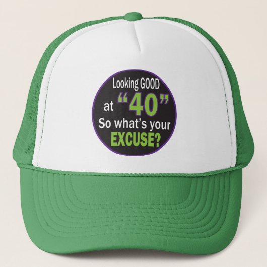 Lookin Good in 40 | 40e verjaardag Trucker Pet (Voorkant)