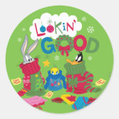 Lookin Good Ronde Sticker (Voorkant)