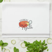 Lookin' Gouda Cute Funny Cheese Pun Theedoek (Gevouwen)