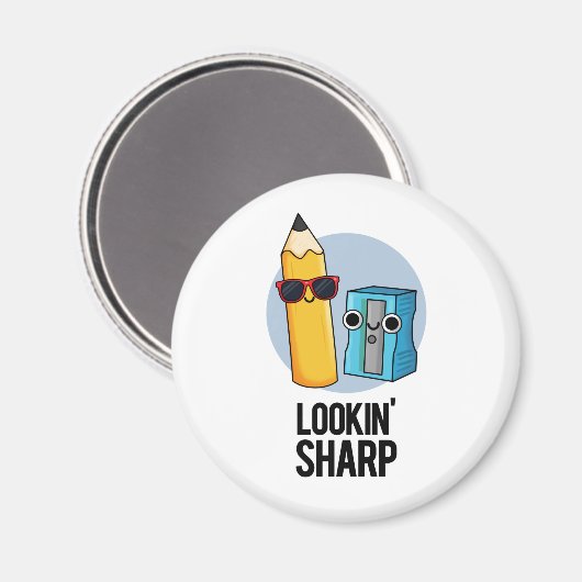 Lookin Sharp Funny Pencil Magneet (Voorkant / Achterkant)