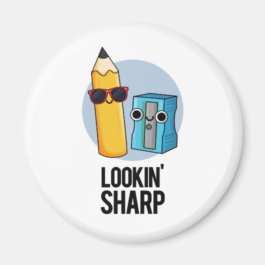 Lookin Sharp Funny Pencil Magneet (Voorkant)