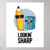 Lookin Sharp Funny Pencil Poster (Voorkant)