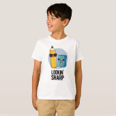 Lookin Sharp Funny Pencil T-shirt (Voorkant volledig)