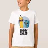 Lookin Sharp Funny Pencil T-shirt (Voorkant)