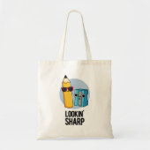 Lookin Sharp Funny Pencil Tote Bag (Voorkant)
