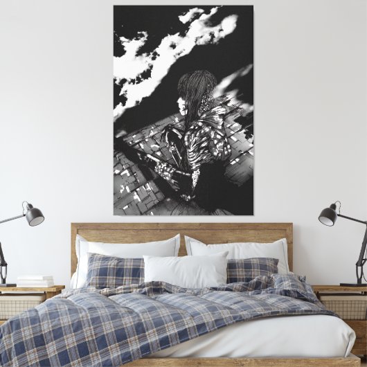 Looking Beyond Canvas Afdruk (Insitu (Slaapkamer))