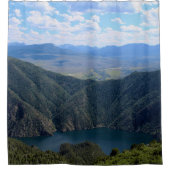 Looking Down At The Gunnison River Douchegordijn (Voorkant)