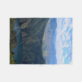 Looking Down At The Gunnison River Fleece Deken (Voorkant (Horizontaal))