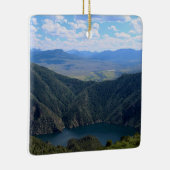 Looking Down At The Gunnison River Keramisch Ornament (Rechts)