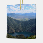 Looking Down At The Gunnison River Keramisch Ornament (Links)