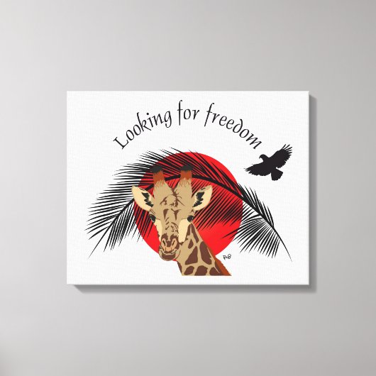 Looking for freedom canvas afdruk (Voorkant)