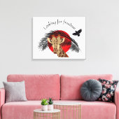 Looking for freedom canvas afdruk (Insitu (Woonkamer))