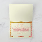 Looking Glass Alice Tweetle De Dum Song Bedankkaart (Binnen)