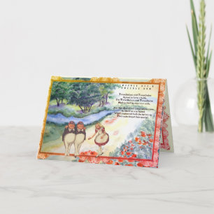 Looking Glass Alice Tweetle De Dum Song Bedankkaart