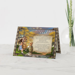 Looking Glass Beautiful Soep Tekst Bedankkaart