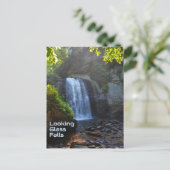Looking Glass Falls Blue Ridge Mountains Waterval Briefkaart (Staand voorkant)
