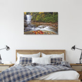 Looking Glass Falls in de Pisgah National Canvas Afdruk (Insitu (Slaapkamer))