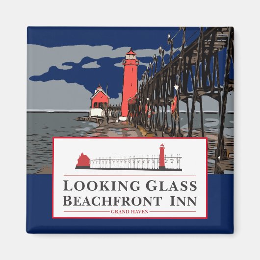 LOOKING GLASS MAGNEET (Voorkant)