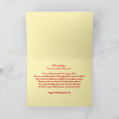 Looking Glass Tweetle Dee Dum Song Verjaardag Bedankkaart (Binnen)