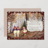 Looking Glass Tweetle Dee Tweetle Dum Song Briefkaart (Voorkant / Achterkant)