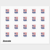 Looking Good for 250 Years American Independence Ronde Sticker (Vel)