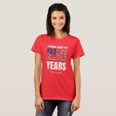 Looking Good for 250 Years American Independence T-shirt (Voorkant volledig)