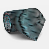 Looking like reptile skin through hammered glass stropdas (Opgerold)