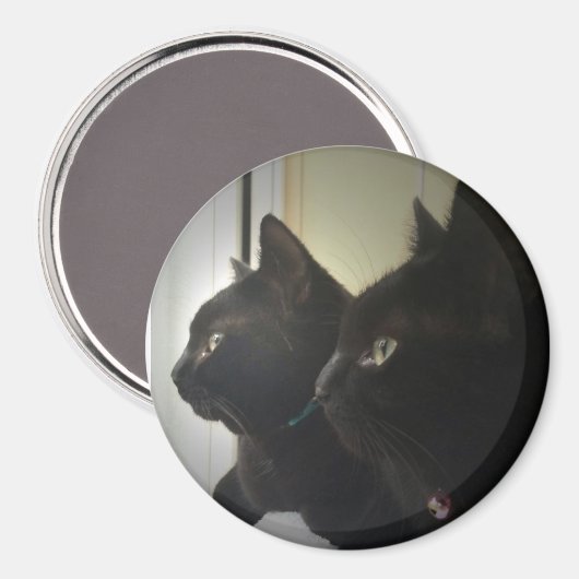 looking out the window magneet (Voorkant / Achterkant)