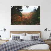 Looking over the Vallery Canvas Afdruk (Insitu (Slaapkamer))