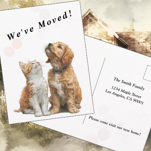 Looking Up at You – Moving Announcement Briefkaart