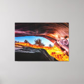 Looking Up in Peekaboo Canyon Canvas Afdruk (Voorkant)