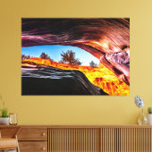 Looking Up in Peekaboo Canyon Canvas Afdruk (Insitu (Woonkamer))