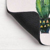 Lookin'Sharp | Blush roze marmer en Cactus Muismat (Hoek)