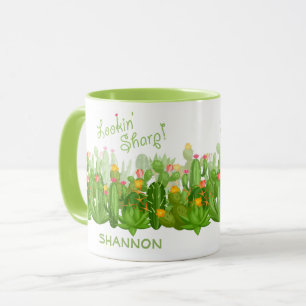 Lookin'Sharp Desert Cactus Blossom   Gepersonalise Mok