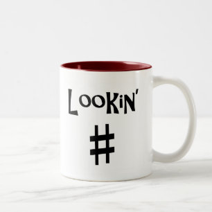 Lookin'Sharp Tweekleurige Koffiemok